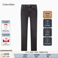 Calvin Klein Jeans24秋季男士ck休闲通勤微弹合体楔形锥形牛仔裤J326578 1BY-牛仔黑 28
