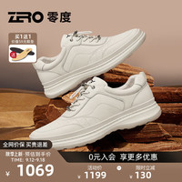 零度Zero运动休闲鞋男2024秋冬新款百搭轻盈舒适透气休闲小白鞋柔软底