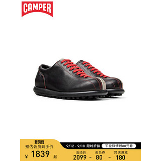 看步（CAMPER）女鞋Pelotas Ariel复古拼色时尚百搭甲壳虫鞋平底舒适休闲鞋皮鞋 拼色023 36