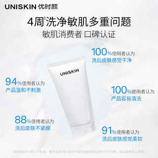 优时颜UNISKIN洗面奶60g氨基酸系温和泡沫清洁洁面乳