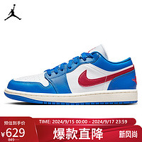 NIKE 耐克 篮球鞋女AJ1乔1AIR JORDAN 1运动鞋DC0774-416运动蓝36.5