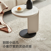 林氏家居简约风实木电视柜大容量收纳储物柜客厅家用岩板一体落地柜ZZ1M 【0.45m】实木小茶几