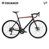 COLNAGO 梅花V3 公路车碳纤维105 7120机械变速套件碟刹自行车 黑红色-7120机械配置整车 560