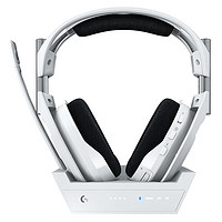 logitech 罗技 G）A50 X LIGHTSPEED蓝牙无线双模耳机麦克风+基座 (白色）适用于Xbox/PS5/PC