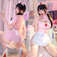 霏慕情趣护士制服套装内衣女级污度诱惑夫妻刺激cosplay性感包臀裙 甜心护士【发箍+连衣裙+T裤】 均码【体重80-125斤】