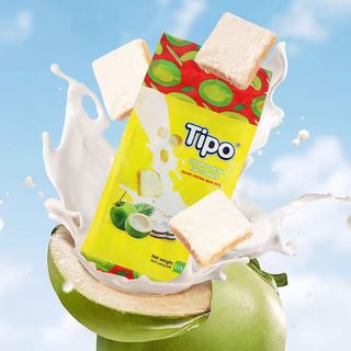 Tipo面包干椰子味11小包共115g袋装【临期清仓】