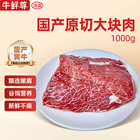 移动端、京东百亿补贴：牛鲜尊 鲁西黄牛大块牛肩肉 500g*2