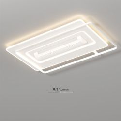 LIGHT MI LED 莱特米 客厅家用方形风扇灯 白