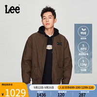 李 Lee24秋冬新品舒适版美拉德男棒球PU羽绒夹克保暖潮LT009085206