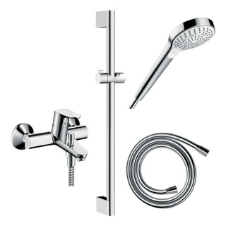 汉斯格雅（Hansgrohe）淋浴花洒套装31940007+28276007+26803407+26505007