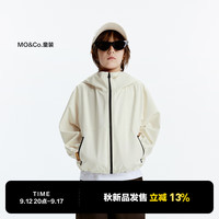 little MO&Co.REEBOK联名系列 little moco童装男女童防泼水夹克连帽外套 米杏色 110/56