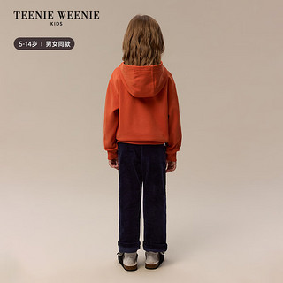 Teenie Weenie Kids小熊童装24秋新男女童索罗那连帽开衫卫衣外套 藏青色 150cm