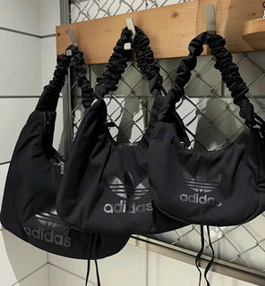 阿迪达斯 （adidas）云朵包单肩尼龙手提挎包女包JP0144 JP0145 JP0146 JP0145中号30*10cm 均码