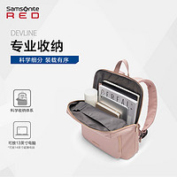 Samsonite 新秀丽 双肩包女时尚轻便背包商务通勤高级电脑包书包QF6