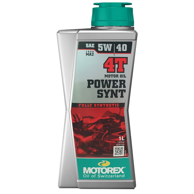 motorex 摩托瑞士 统治者 摩托车四冲程全合成机油  5W-40 SM 1L 瑞士 4T 5W-40 SM