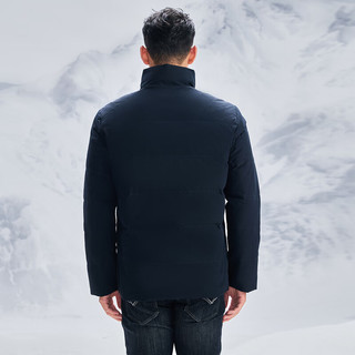 HLA海澜之家羽绒服男24新轻商务经典系列石墨烯外套男冬HWRAW4W073A  195/108A 4XL推荐191~200斤