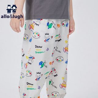 allo&lugh【冰丝凉感】阿路和如童装儿童男童洋气时尚帅气裤子
