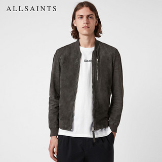 ALLSAINTS男士Kemble飞行员皮革夹克2019初秋新品皮衣外套ML047J