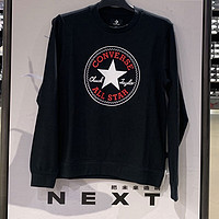 CONVERSE 匡威 卫衣男装2024春秋款训练运动服时尚圆领套头衫休闲外套 10025471-A01 M