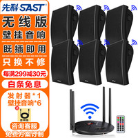SAST/先科 公共广播 无线蓝牙壁挂音响套装