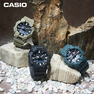 卡西欧（CASIO）G-SHOCK  十年电池防震防水运动男士手表 GA-010-5A