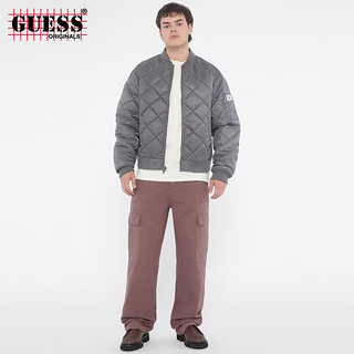 GUESS Originals24年秋季男士纯色时尚通勤多口袋夹克 JTMU-黑色 M （120-140）