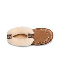 UGG 女士时尚舒适纯色平底保暖经典茸茸短靴雪地靴 1158224 栗色 39