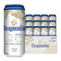 88VIP：Hoegaarden 福佳 白啤酒330ml*12哦瓶比利时精酿小麦啤酒11.7°P整箱批发