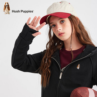 暇步士（Hush Puppies）【经典款】童装儿童女大童2024年秋季新款女童时尚气质针织外套