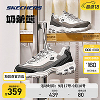 SKECHERS 斯凯奇 D'Lites 女子休闲运动鞋 149906/BKGY 黑色/灰色 38.5