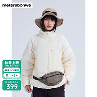 美特斯邦威（Meters Bonwe）羽绒服女士2024冬季新款时尚山系轻暖立领保暖轻量衣女