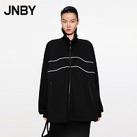 JNBY【商场同款】24秋新品卫衣宽松开襟翻领 5O9416010