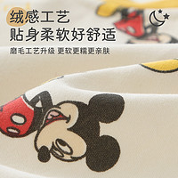 88VIP：Disney 迪士尼 儿童保暖内衣秋衣秋裤秋冬睡衣宝宝婴儿分体衣服纯棉家居服