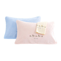 KING SHORE/金号金号枕巾纯棉柔软透气不掉毛枕头毛巾加厚吸湿1条