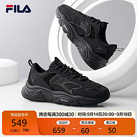 FILA 斐乐 Heritage Running系列 MARS II 男子跑鞋 F12M141116F-BK 黑色 41