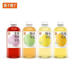 果子熟了 乌龙茶饮料 柚子乌龙 487ml*12瓶