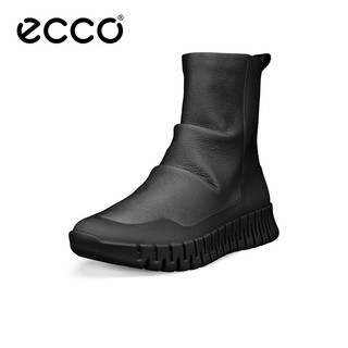爱步（ECCO）靴子女 2024年秋季新品女士时尚潮流高帮休闲女靴 灵动218313