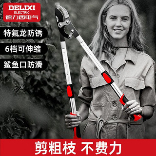 百亿补贴：DELIXI 德力西 电气剪刀修枝剪省力剪树枝专用粗枝剪修树枝强力修剪树枝剪