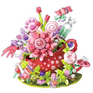 SEMBO BLOCK 森宝积木 花语茶会系列 611101 花涧密语