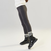 笛莎（DEESHA）童装女童甜美加绒加厚打底裤2024冬季新款小女孩舒适运动休闲长裤