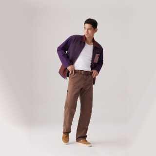Levi's 24秋季男士宽松直筒工装风复古时尚牛仔长裤