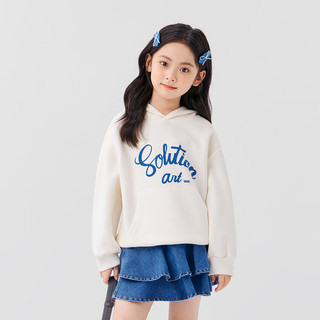 左西女童连帽卫衣春秋款2024新款儿童秋装女孩上衣中大童长袖洋气衣服