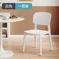 索尔诺(suoernuo)塑料椅子靠背加厚家用舒服久坐餐桌现代简约凳子商用网红餐厅餐椅 塑料椅-方背--一把