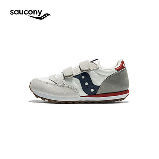 saucony 索康尼 童鞋青少年舒适新款轻薄透气运动鞋休闲鞋子 灰兰