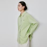 长袖刺绣衬衫女2024年春秋高级感上衣