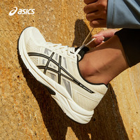 ASICS亚瑟士GEL-CONTEND 4女子跑步鞋网面透气轻便减震跑鞋运动鞋 米白色/黑色 35.5