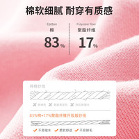 BoBDoG巴布豆女童秋装2024拼接长袖卫衣儿童上衣小女孩宽松假两件衣服 粉 草莓小丽X 130