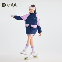 Souhait 水孩儿 男女童三防加绒粒绒风衣
