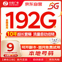 中国广电流量卡9元超低月租全国通用5G长期高速手机卡电话卡纯上网卡大王卡无忧卡