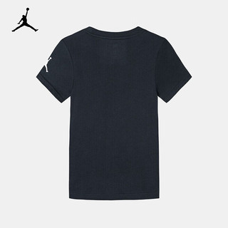 JORDANJordanNike Jordan童装男童短袖T恤2024夏季中小童针织休闲圆领运动上衣 130(7)
